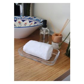 The Mia Clear 24X14x3 cm Banyo Tepsisi