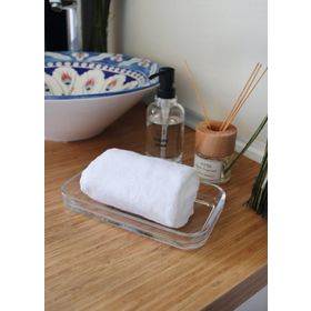 The Mia Clear 24X14x3 cm Banyo Tepsisi