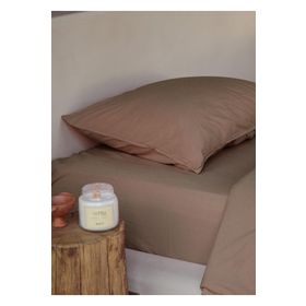 The Mia Cotta Wood Smooke 260x240 cm Çift Kişilik Çarşaf