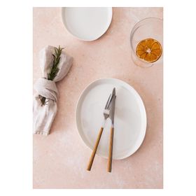 The Mia CTT0006 Cotta Limoges Beyaz 22 CM Pasta Tabağı