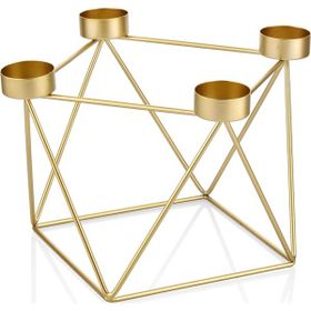 The Mia DKR0245 Gold Tealight Mumluk Metal