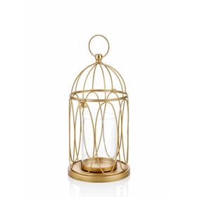 The Mia DKR0245 Gold Tealight Mumluk Metal