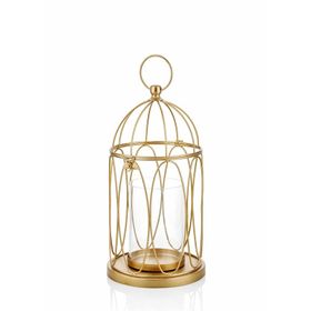 The Mia DKR0245 Gold Tealight Mumluk Metal