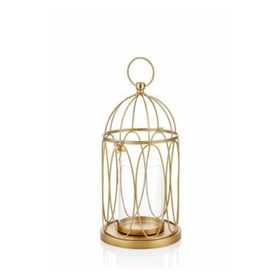 The Mia DKR0245 Gold Tealight Mumluk Metal