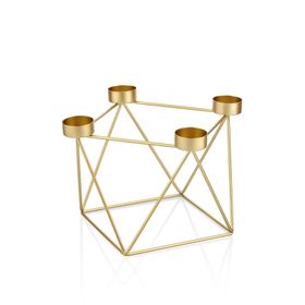 The Mia DKR0245 Gold Tealight Mumluk Metal