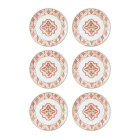 The Mia DVT0002 Dolce Vita 6'lı 19 cm Pasta Tabağı Seti