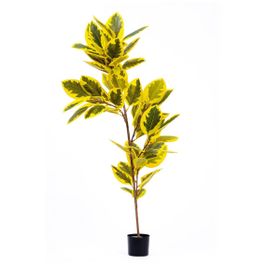 The Mia Ficus Altissima Sarı Yeşil 6 Dal 170 cm Yapay Ağaç