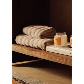 The Mia Fine Cotton 140x70 cm Bej Banyo Havlusu