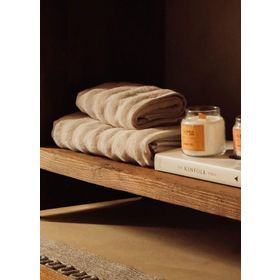 The Mia Fine Cotton 140x70 cm Bej Banyo Havlusu
