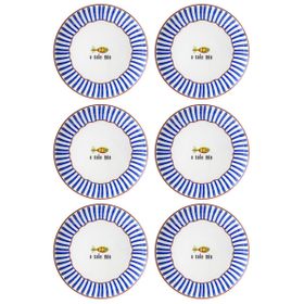 The Mia Fish 26 CM 6'lı Servis Tabağı Set