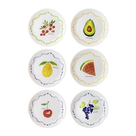 The Mia Furutta 19 cm 6'lı Pasta Tabağı Set