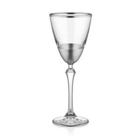 The Mia GLM0007 Gümüş Glam 6 Parça Şarap Kadehi
