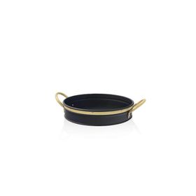 The Mia GLN0079 Siyah 30 cm Galvin Tepsi