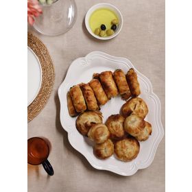 The Mia GRD0008 41x32 cm Beyaz Grande Servis Tabağı