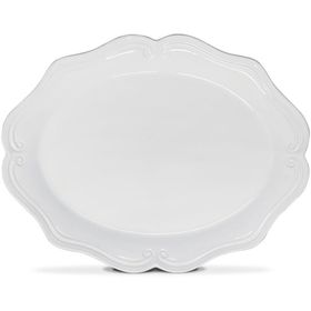 The Mia GRD0008 41x32 cm Beyaz Grande Servis Tabağı