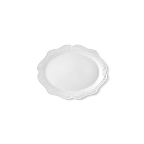 The Mia GRD0008 41x32 cm Beyaz Grande Servis Tabağı