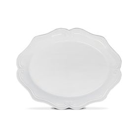 The Mia GRD0008 41x32 cm Beyaz Grande Servis Tabağı