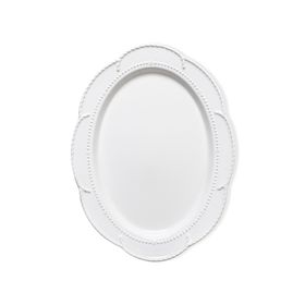 The Mia GRD0012 Grande 41x31 cm Beyaz Servis Tabağı