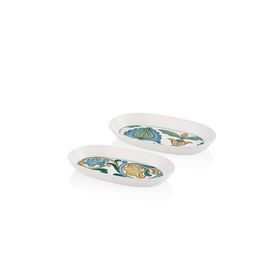 The Mia Gri 26 cm Limoncello Oval Servis 2'li Set