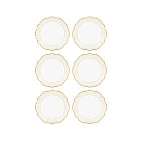 The Mia Jaswely 21 cm 6 Parça Krem Pasta Tabağı