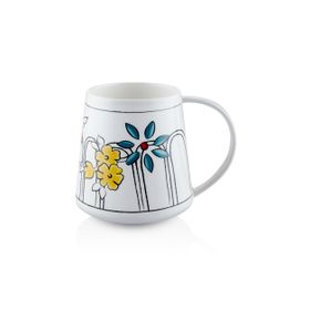 The Mia KPA0254 340 cc Fiore Porselen Kupa