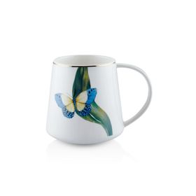 The Mia KPA0262 340 cc Folium Blue Porselen Kupa