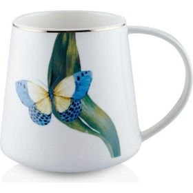 The Mia KPA0262 340 cc Folium Blue Porselen Kupa