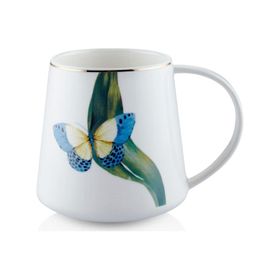 The Mia KPA0262 340 cc Folium Blue Porselen Kupa