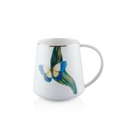The Mia KPA0262 340 cc Folium Blue Porselen Kupa
