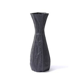 The Mia Licia 17x15x45 cm Siyah Seramik Vazo