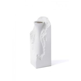 The Mia Licia Seramik Beyaz 9x9x26 cm Vazo