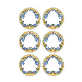 The Mia Limoncello 26 cm 6'lı Servis Tabağı Set
