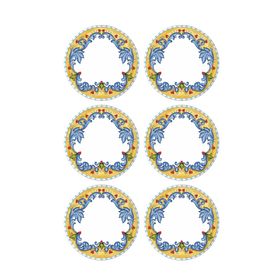 The Mia Limoncello 26 cm 6'lı Servis Tabağı Set