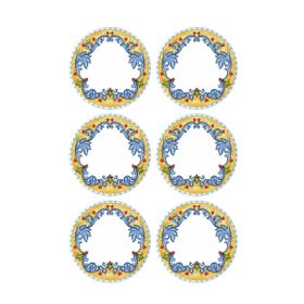 The Mia Limoncello 26 cm 6'lı Servis Tabağı Set