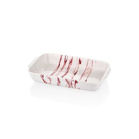 The Mia Lucid Gül Kurusu 20x35x5 cm Fırın Kabı