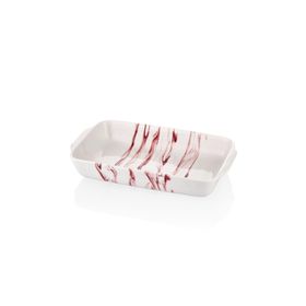 The Mia Lucid Gül Kurusu 20x35x5 cm Fırın Kabı