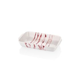 The Mia Lucid Gül Kurusu 20x35x5 cm Fırın Kabı