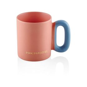 The Mia Makaron Porselen Pembe Kupa