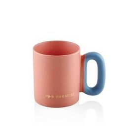 The Mia Makaron Porselen Pembe Kupa