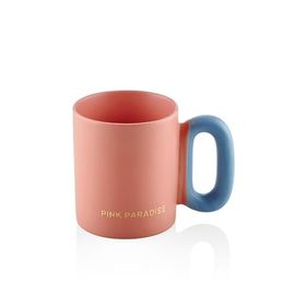 The Mia Makaron Porselen Pembe Kupa