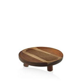 The Mia Natura Ahşap 20x6 cm Ayaklı Servis Standı