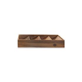 The Mia Natura Akasya 40x12x6 cm Bölmeli Kaşıklık
