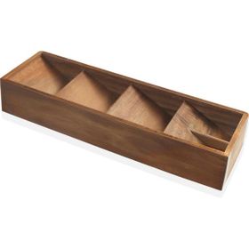 The Mia Natura Akasya 40x12x6 cm Bölmeli Kaşıklık