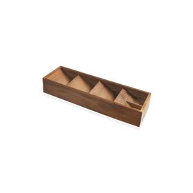 The Mia Natura Akasya 40x12x6 cm Bölmeli Kaşıklık