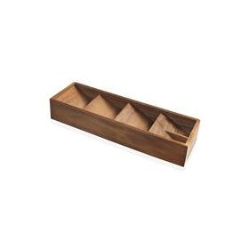 The Mia Natura Akasya 40x12x6 cm Bölmeli Kaşıklık