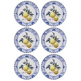 The Mia ODL003 26 cm Odore Di Limone 6'lı Servis Tabağı Set