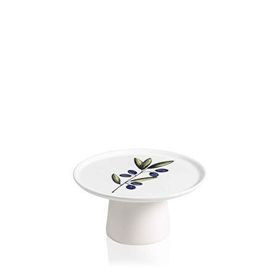 The Mia Olivos Seramik 19 cm Ayaklı Servis Tabağı