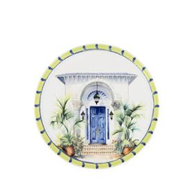 The Mia Palma Renkli 31 cm Seramik Servis Tabağı