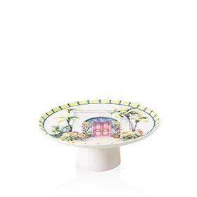 The Mia Palma Renkli Seramik Ayaklı 10x26 cm Servis Tabağı