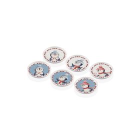 The Mia Penguin 6 Parça 10 CM Çerezlik